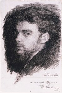 自画像 作： Ignace Henri Jean Fantin Latour